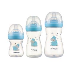 Kit Mamadeira Pimpolho Serena Rinoceronte Azul C/3 150/260/330ml
