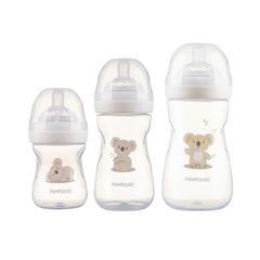 Kit Mamadeira Pimpolho Serena Rinoceronte Azul C/3 150/260/330ml