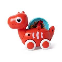 Carrinho Dinossauro Pimpolho Unissex Vermelho