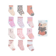 Kit Meia Presente Pimpolho C/3 Pares 16-20 Feminina Sortido REF0301298