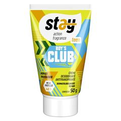Desodorante em Creme Bisnaga Stay Teen Boys Club 50g