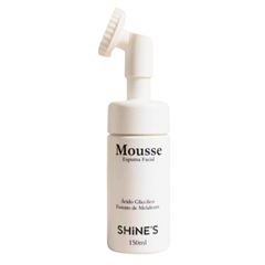 Mousse de Limpeza Facial Shine s Ácido Glicólico Extrato de Melaleuca 150ml