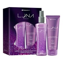 Kit Phytoderm Luna Dolce Body Splash 200ml + Creme Acetinado 200g
