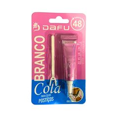 Cola Dafu Cílios Postiços 48H Branco DF107-CL29