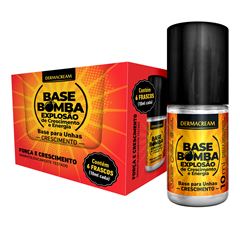 Base Unhas Dermacream Fortalecedora Bomba Explosão De Crescimento 10Ml