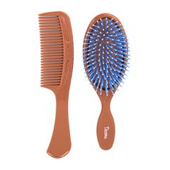 Kit Escova Oval M+Pente CB Largo Darma Colore Dell Anno Mocha Mousse
