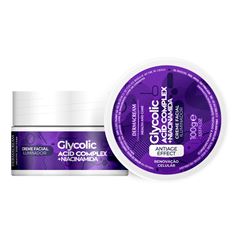 Creme Facial Iluminador Dermacream Acido Glicolico Complex 100g