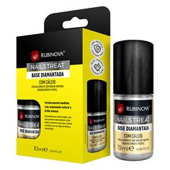 Base Unhas Rubinova Diamantada Com Calcio 10Ml