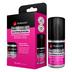 Base Unhas Rubinova Reparação Intensa com Óleo de Rosa Rubiginosa 10Ml