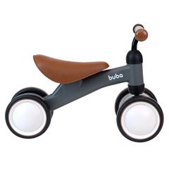 Bicicleta Buba Equilibrio 4 Rodas Cinza