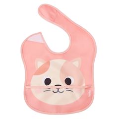 Babador Buba Com Bolso Zoo Gato
