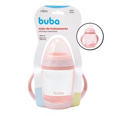 Copo Buba C/Alça Removivel Rosa