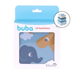 Kit Potinhos Buba Cloudy C/03