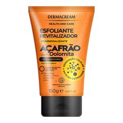 Esfoliante Dermacream Corpo Rosto Açafrão Com Dolomita 150g
