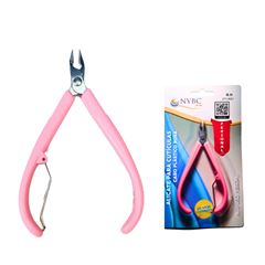 Alicate Para Cuticulas Nybc Cabo Plastico Rosa REF 271-RS