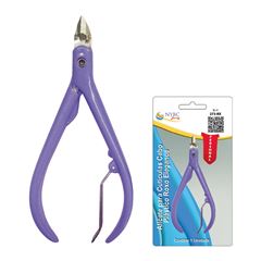 Alicate Para Cuticulas Nybc Cabo Plastico Elegance Roxa REF 273-RX