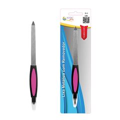 Lixa Para Unhas Nybc Metalica Com Removedor de Cuticulas REF LURC