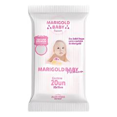 Toalhas Umedecidas Marigold Baby Premium Pocket Rosa 20un