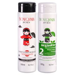 Kit Japonesa Bonequinha Escandalosa Shampoo+Máscara Organico 300ml