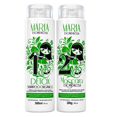 Kit Maria Escandalosa Shampoo+Máscara Orgânico 300ml
