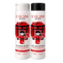 Kit Japonesa Bonequinha Escandalosa Shampoo+Máscara Tradicional 300ml
