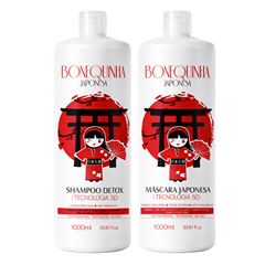 Kit Japonesa Bonequinha Escandalosa Shampoo+Máscara Tradicional 1L