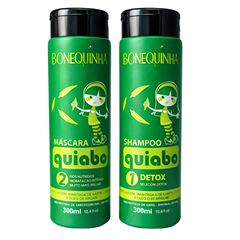 Kit Bonequinha Escandalosa Shampoo+Máscara Quiabo 300ml