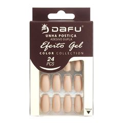Unha Postica Dafu Efeito Gel Adesivo Duplo  DF67-UP017-11-8