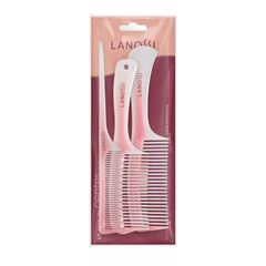 Conjunto Pente Lanossi Rose C/3