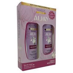 Kit Shampoo 230ml + Condicionador 190ml Kerabrasil Garlic