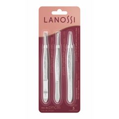 Conjunto Pinça Lanossi Variadas C/3