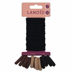Conjunto Elastico para Cabelo Lanossi Tange C/6