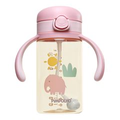 Copo Pimpolho C/Canudo e Alça Rosa 240ml