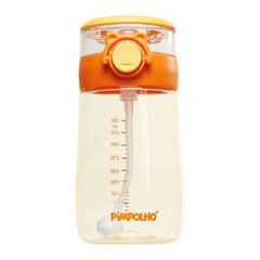 Garrafa Pimpolho C/Canudo Verde 300ml unissex