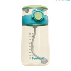 Garrafa Pimpolho C/Canudo Laranja 300ml unissex