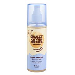 Body Splash Dailus em Calda Creme de Baunilha Sweet Skin 200ml