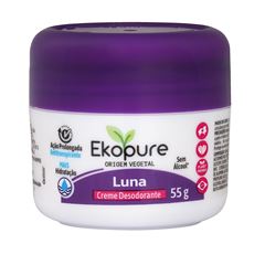 Desodorante Creme Ekopure Luna 55g
