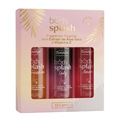 Kit C/3 Body Splash Face Beautiful 100ml