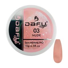 Gel Construtor Dafu Glitter Nude 03 15g
