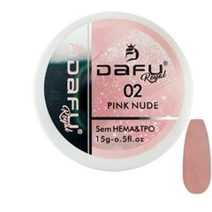 Gel Construtor Dafu Glitter Pink Nude 02 15g