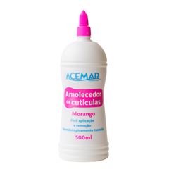 Amolecedor de Cuticulas Acemar Morango 500ml