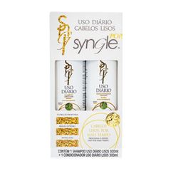 Kit Shampoo 300ml + Condicionador 300ml Syngle Lisos Pop
