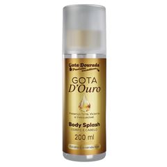 Body Splash Gota Dourada Gota de Ouro 200ml