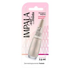 Esmalte Impala Cor da Moda Efeito Pó Cromado Concha Magica Blister