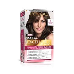Coloração Imedia Excellence Creme L Oréal Castanho Natural 4