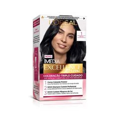 Coloração Imedia Excellence Creme L Oréal Preto Onix 1