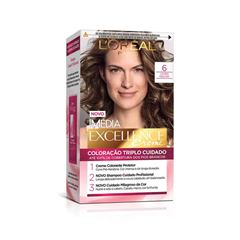 Coloração Imedia Excellence Creme L Oréal Louro Escuro 6