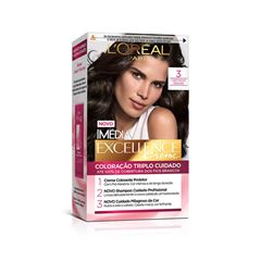Coloração Imedia Excellence Creme L Oréal Castanho Escuro 3