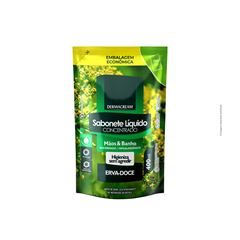 Sabonete Liquido Concentrado Pouch Dermacream Mãos é Banho Erva Doce 400ml