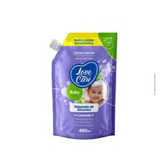 Sabonete Liquido Glicerina Pouch Dermacream Baby Lavanda 400ml